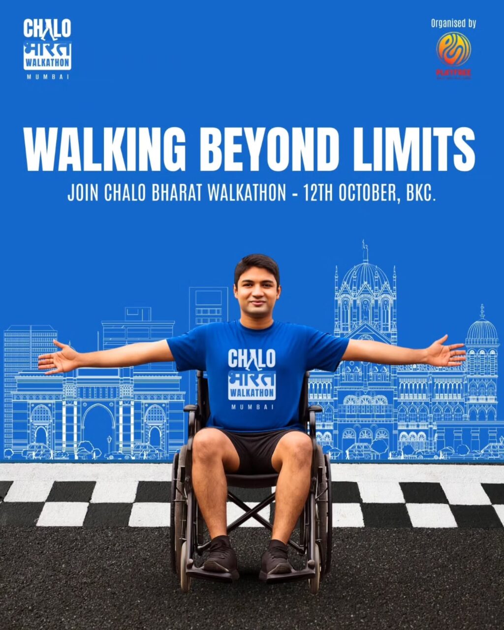 Instagram post from chalobharatwalkathon. This post is in position 7.