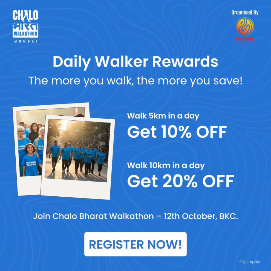 Instagram post from chalobharatwalkathon. This post is in position 5.