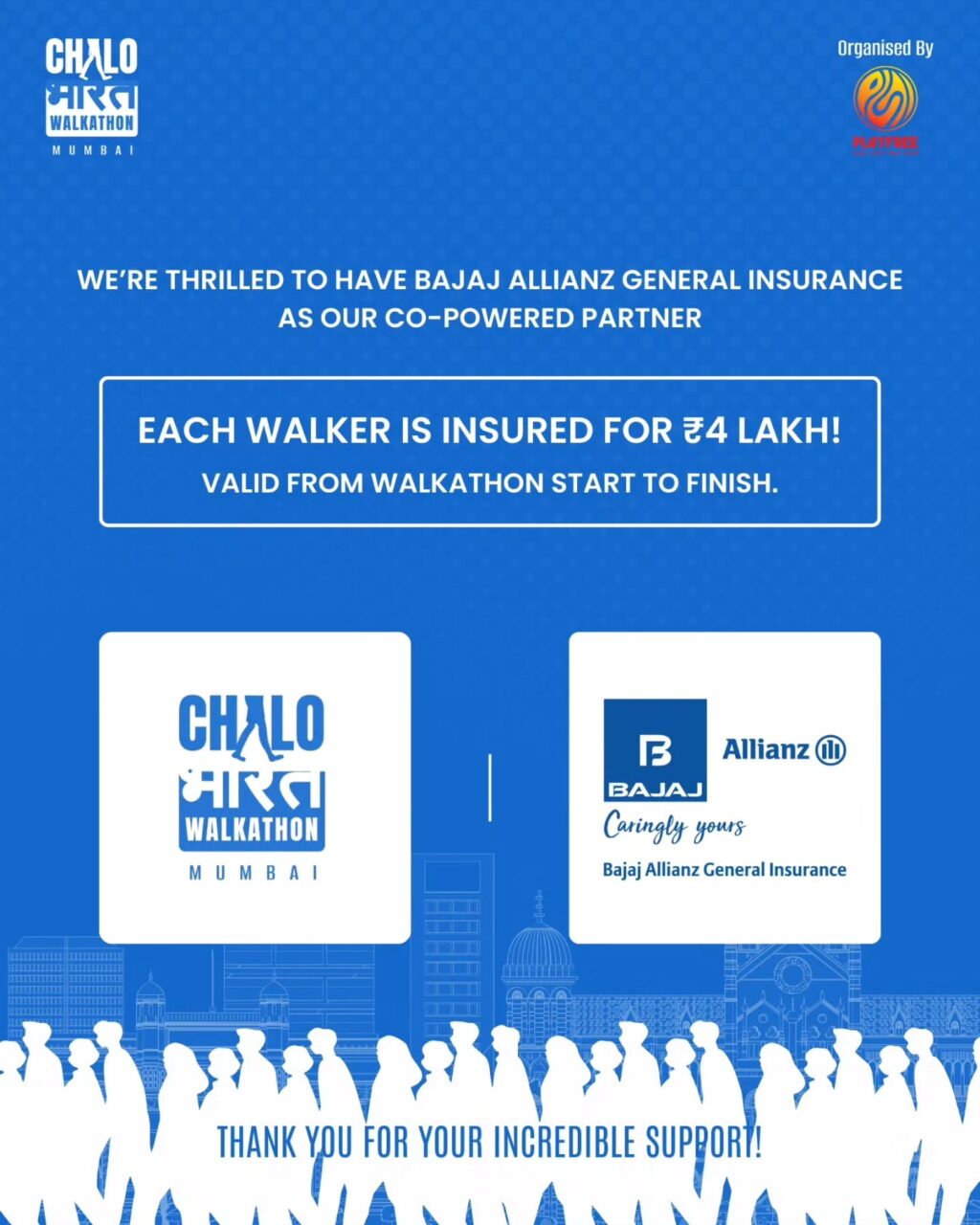 Instagram post from chalobharatwalkathon. This post is in position 0.