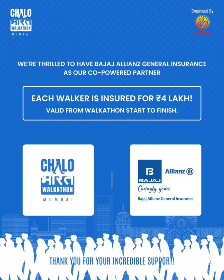 Instagram post from chalobharatwalkathon. This post is in position 1.